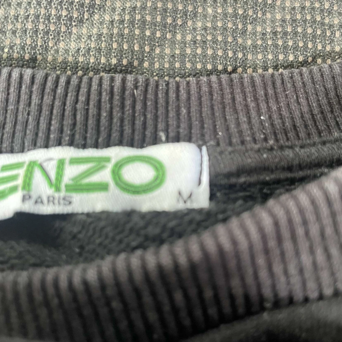 Svart Kenzo sweatshirt med tigerbrodyr - 3