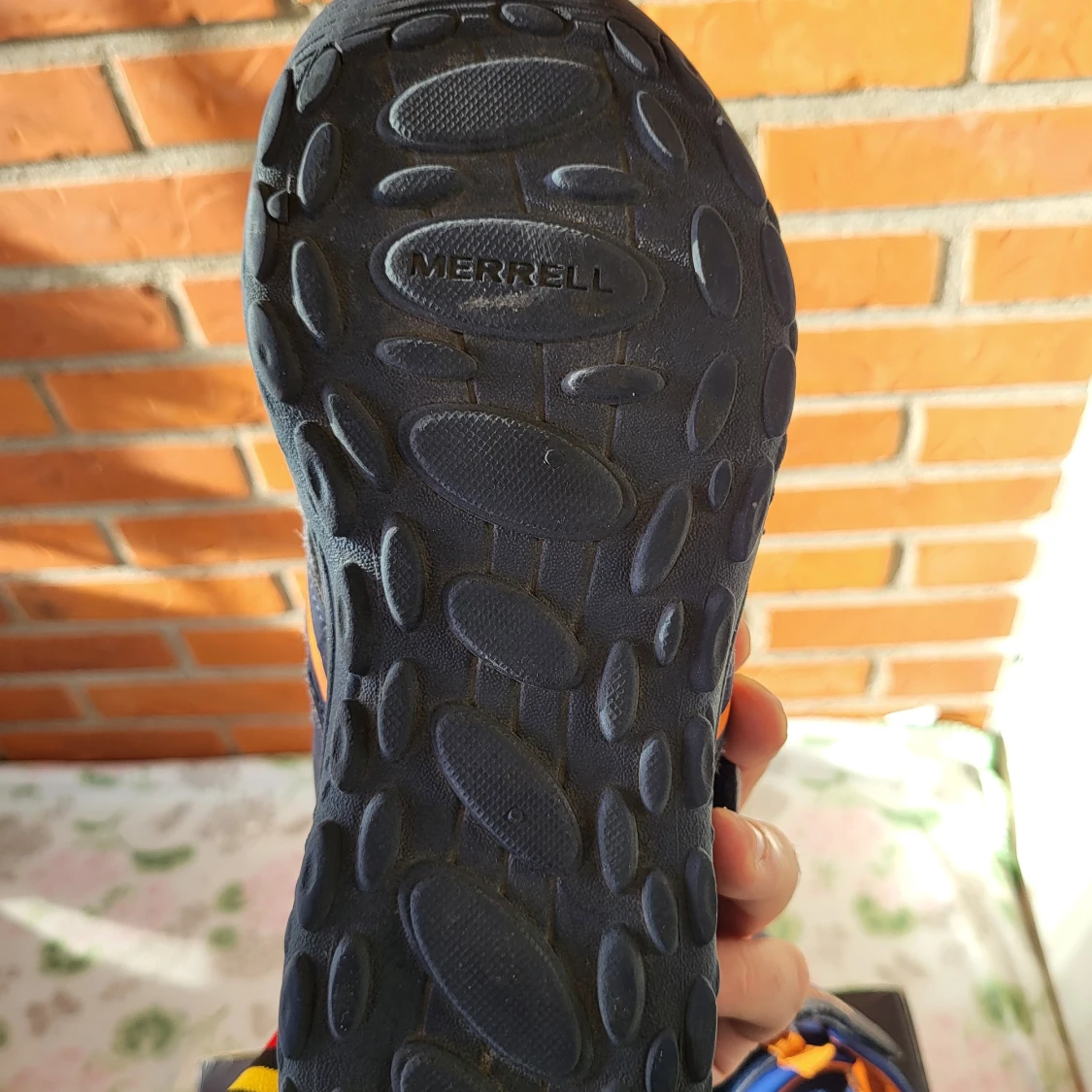 Blå och orange sandaler från Merrell eur 35 - 4