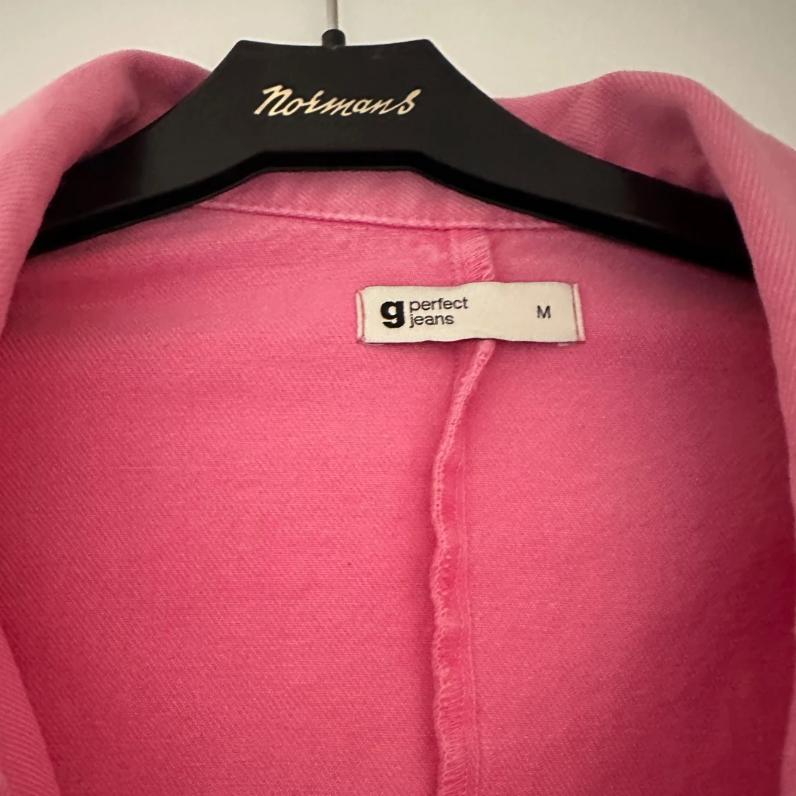 skrikrosa overshirt/jeansjacka med fickor - 4