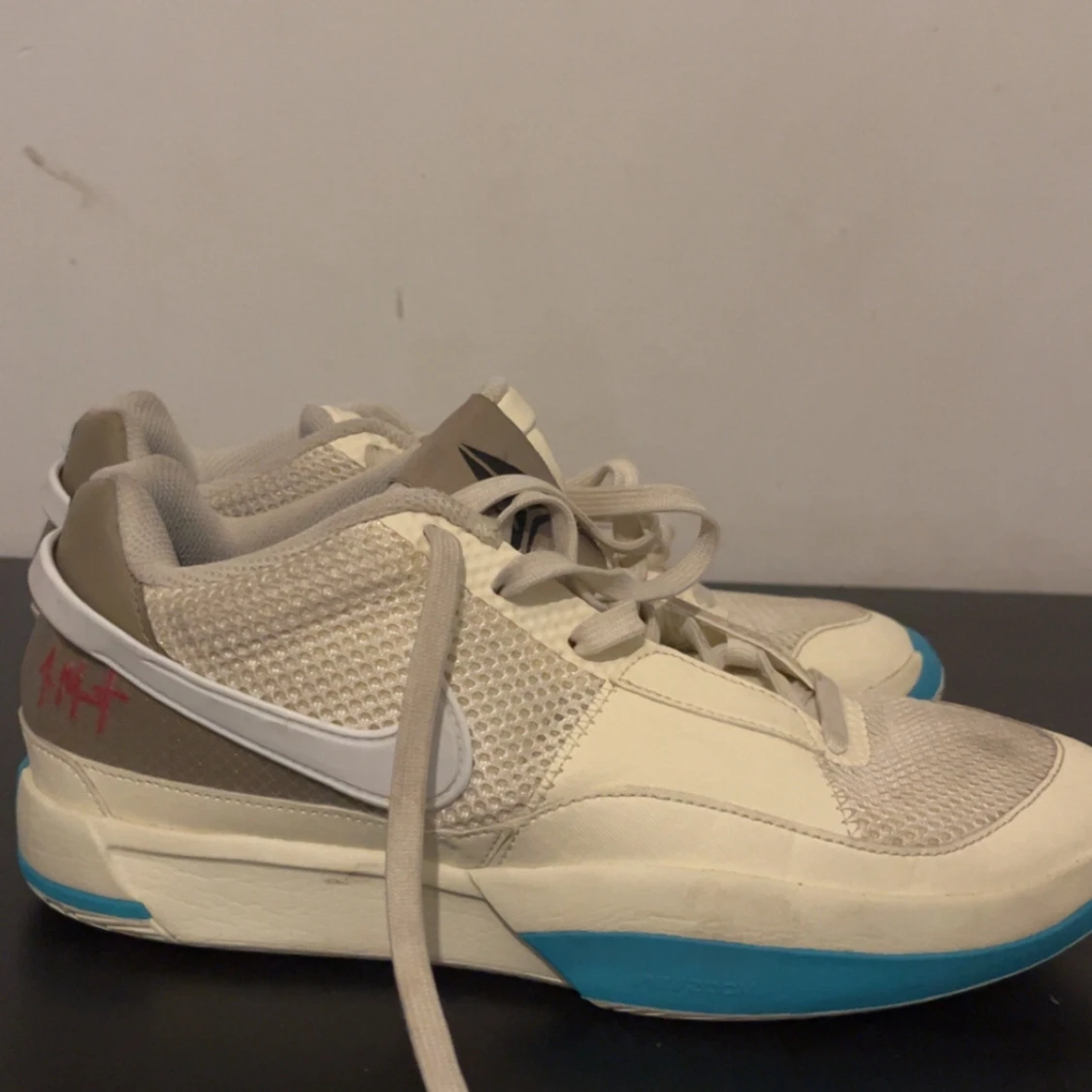 Nike Ja Morant sneakers beige/blå - 2