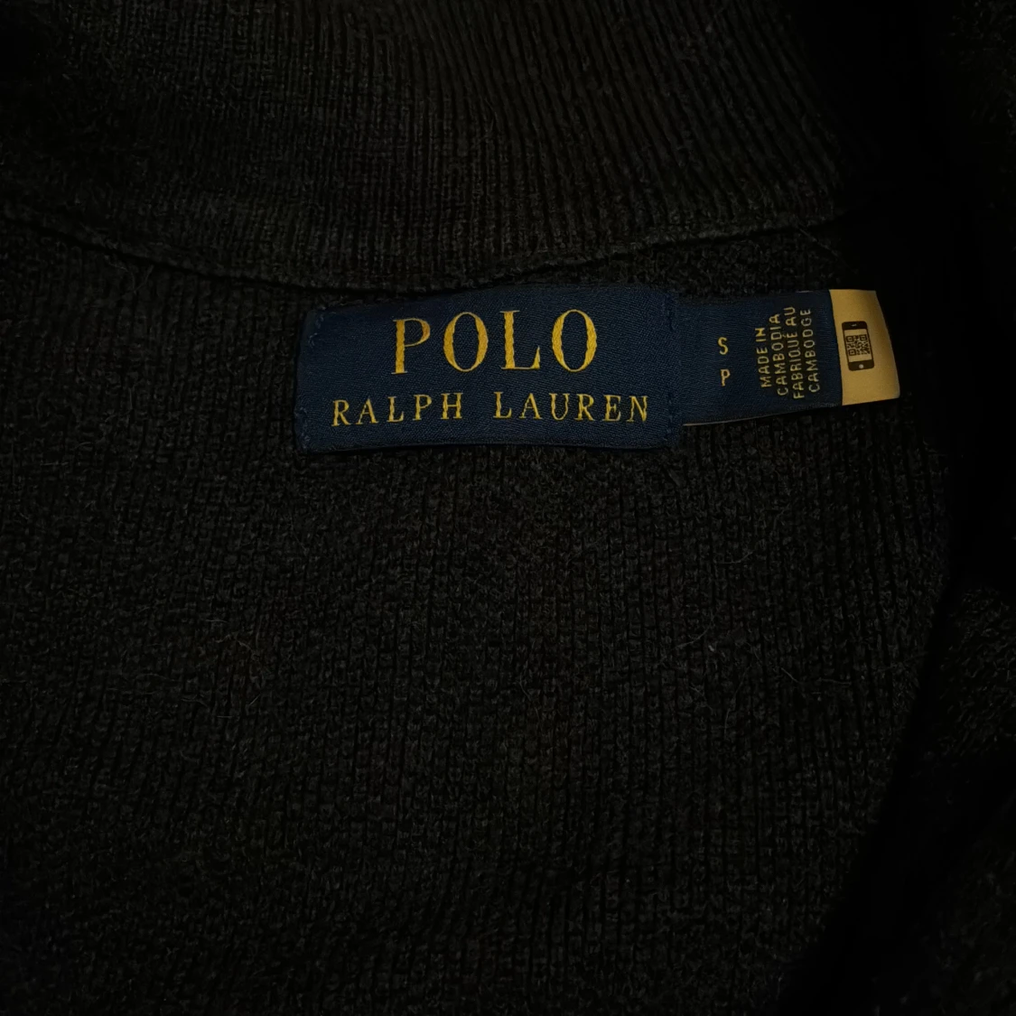 Svart stickad tröja Polo Ralph Lauren - 1