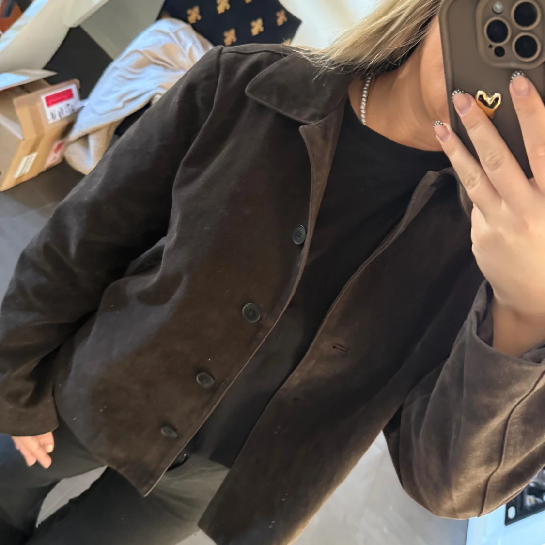 Brun mockajacka från Gina Tricot - 1