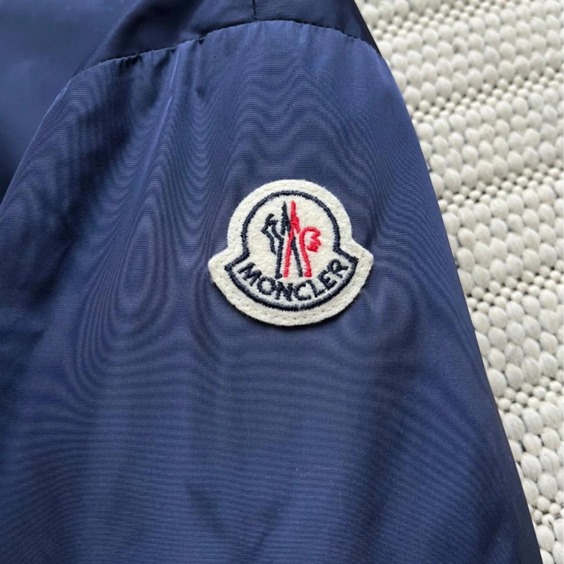 Marinblå vindjacka Moncler 100% äkta (Authenticerad) - 2