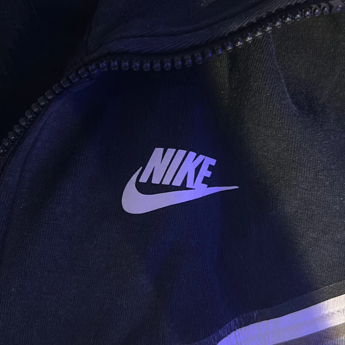 Nike zip-hoodie i svart och grå XS - 4