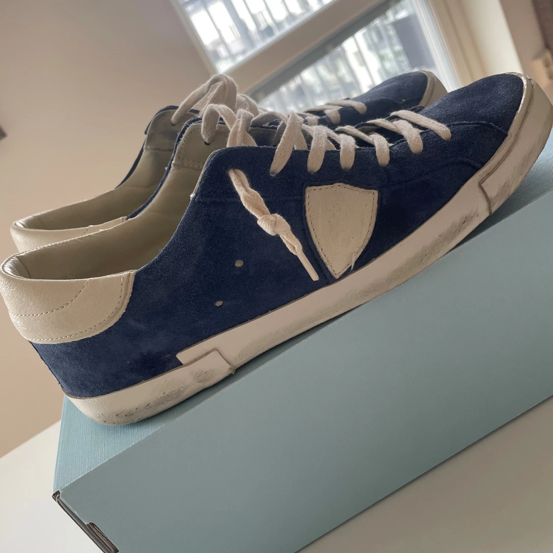 Philippe Model blue suede - 1