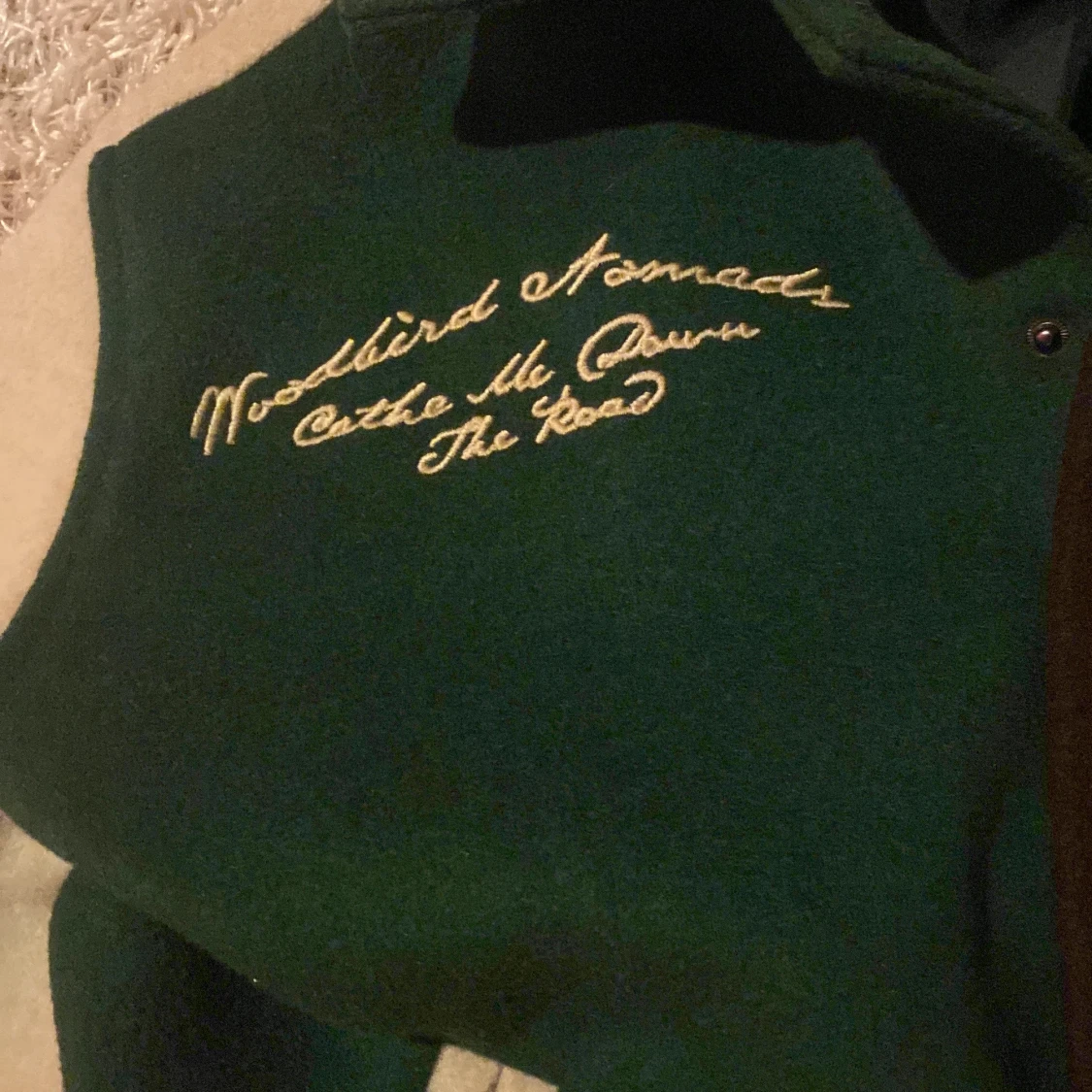 Grön och brun bomberjacka från Woodbird - 2