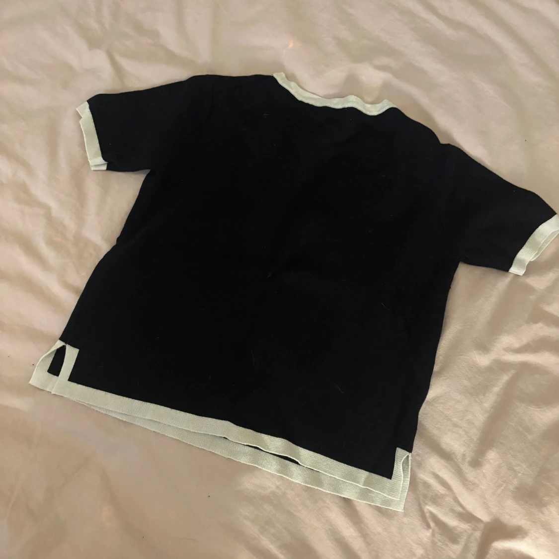 Svart stickad topp från Zara - 2