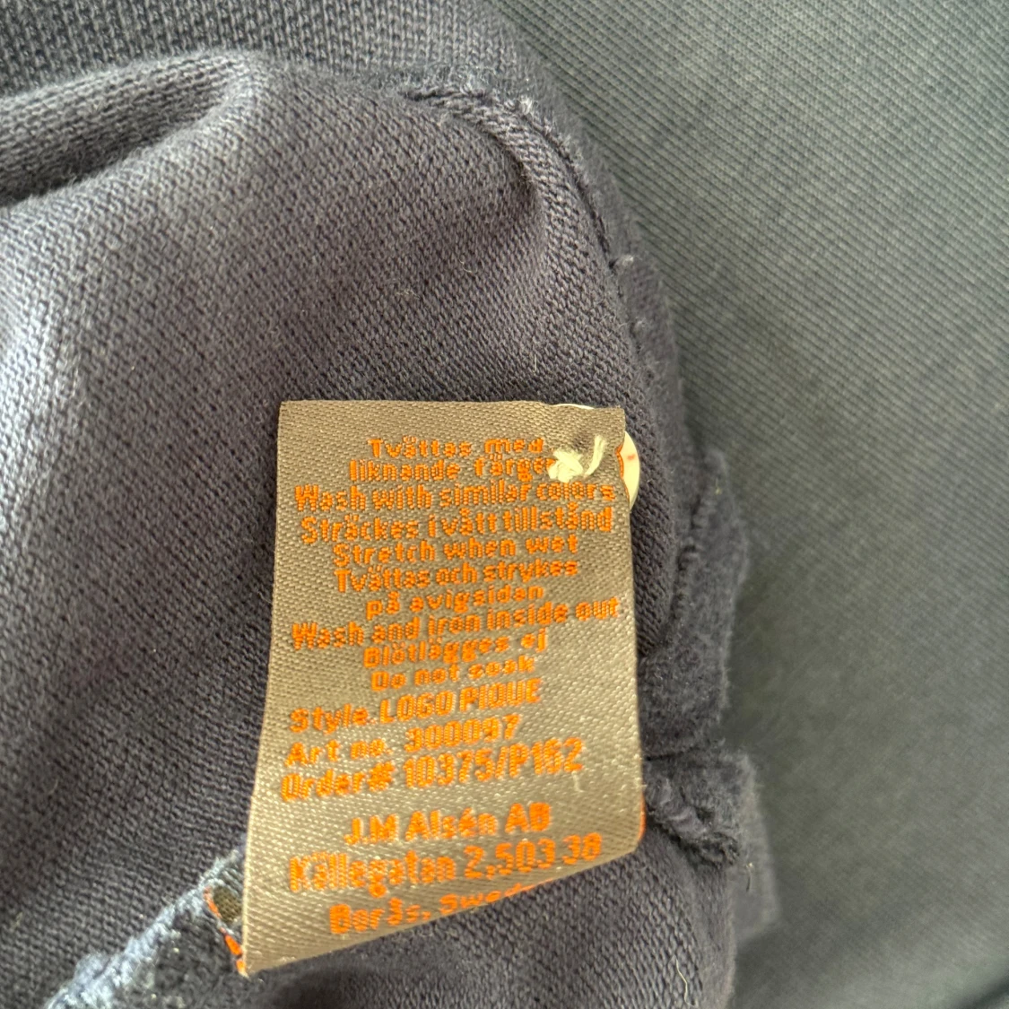 Mörkblå pikétröja Morris M - 4