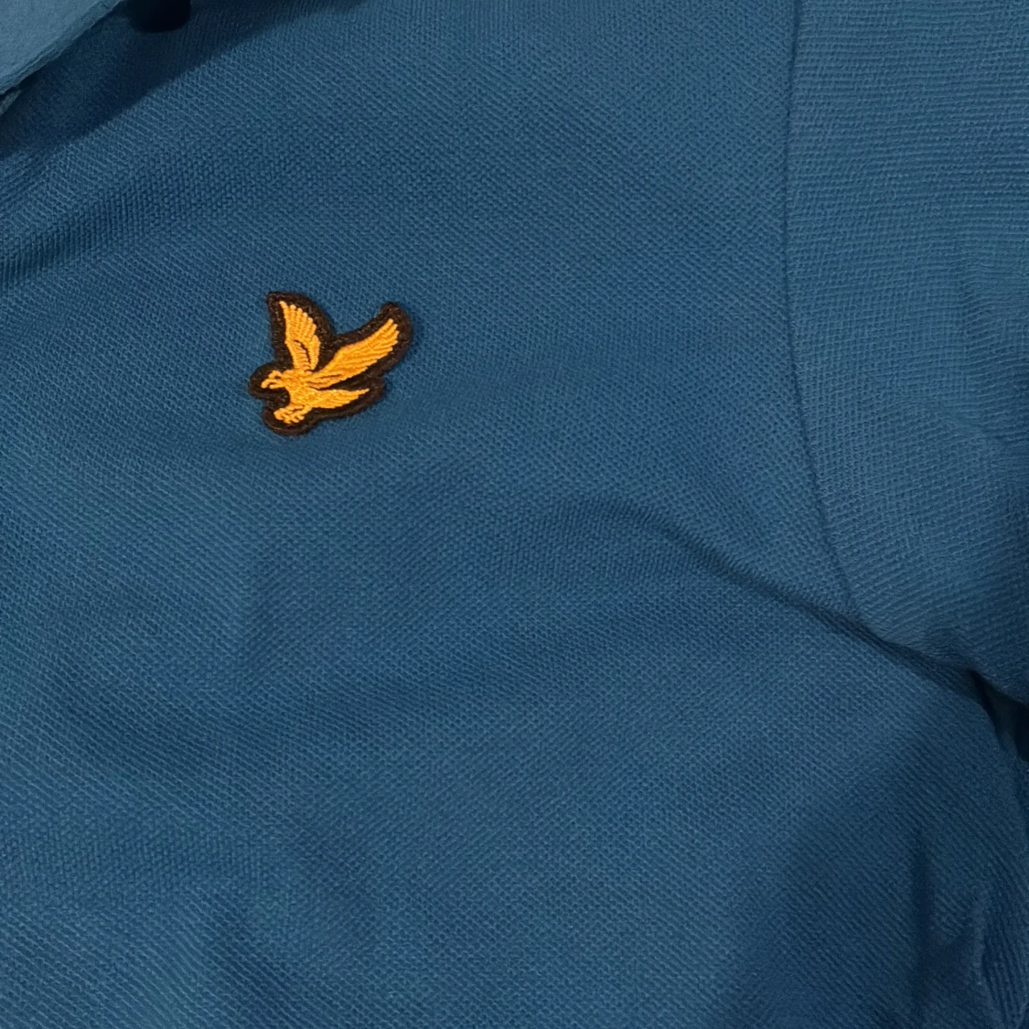 Blå pikétröja från Lyle & Scott - 2