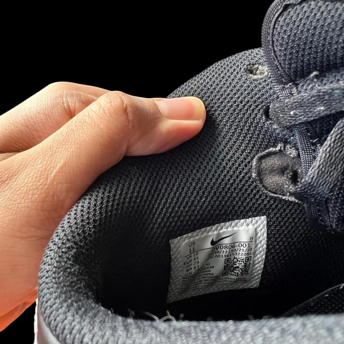 Nike Air Force 1 High svart/vit - 2