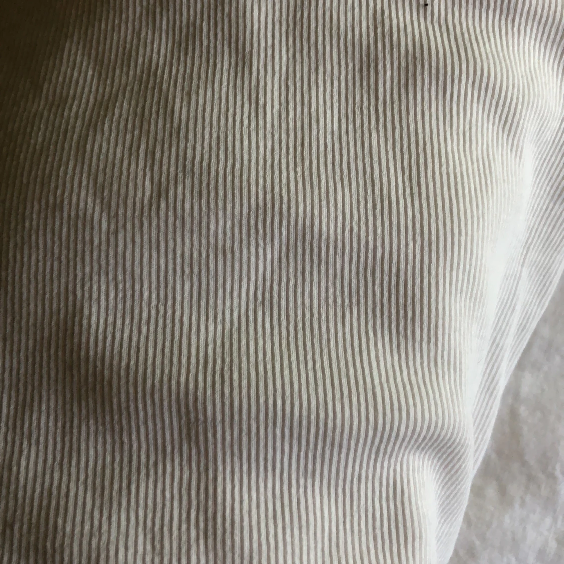 Vit ribbad croppad topp KappAhl - 4