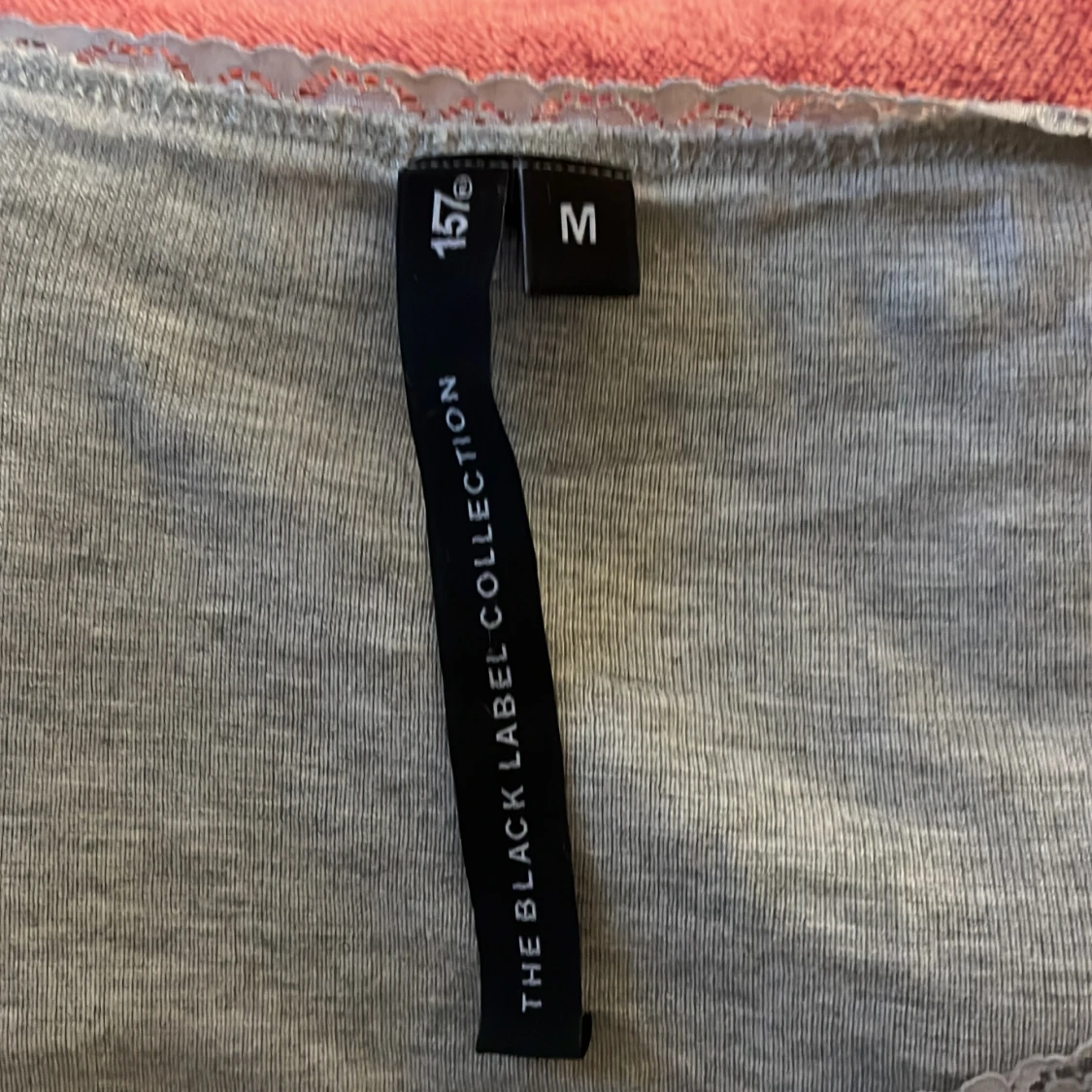 Grå croppad långärmad topp 157 - 1