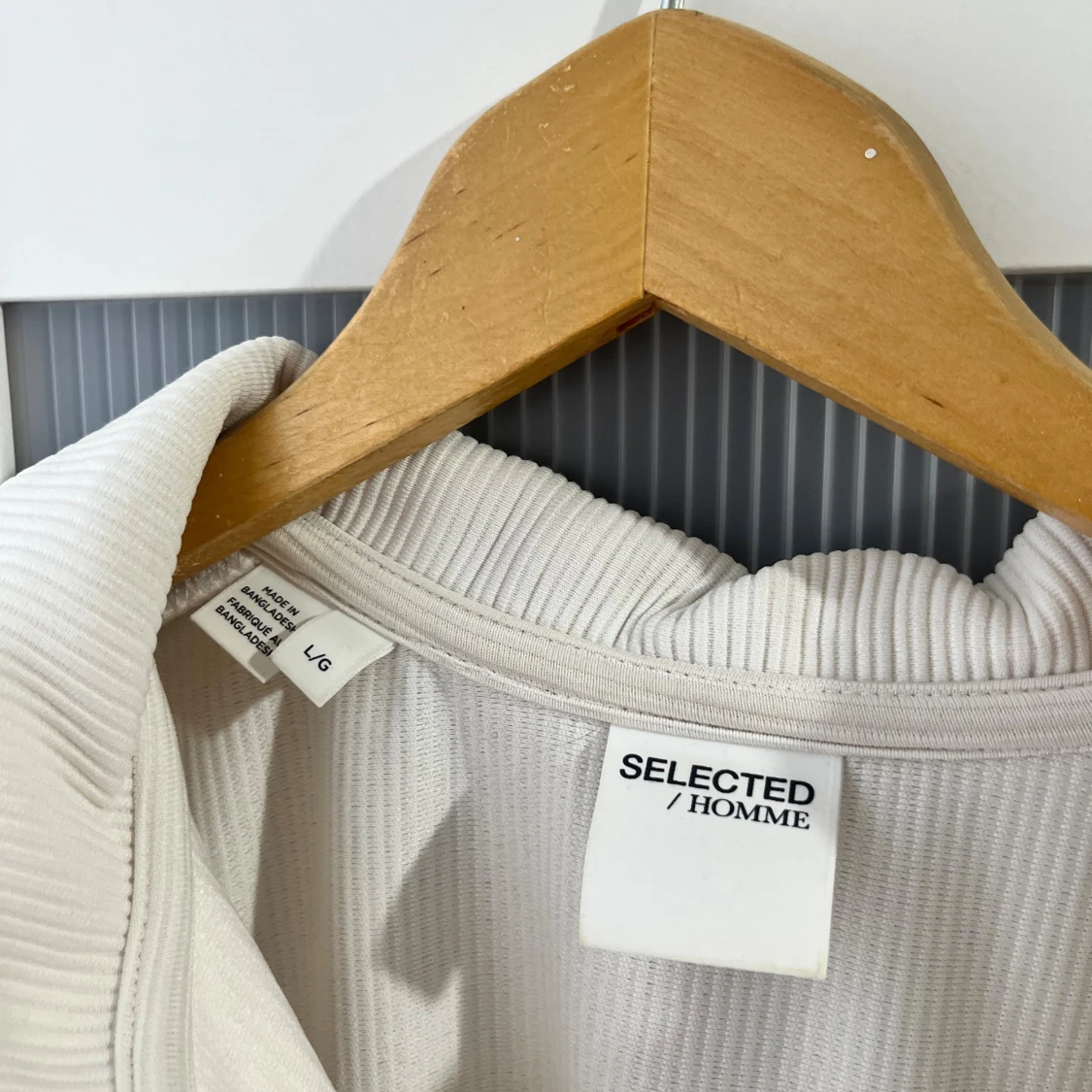 2 stycken jätte fina ribbstickade törjor från selected homme - 2