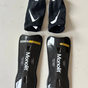 Monolit benskydd, längd 19 - Benskydden är lätta, knappt använda