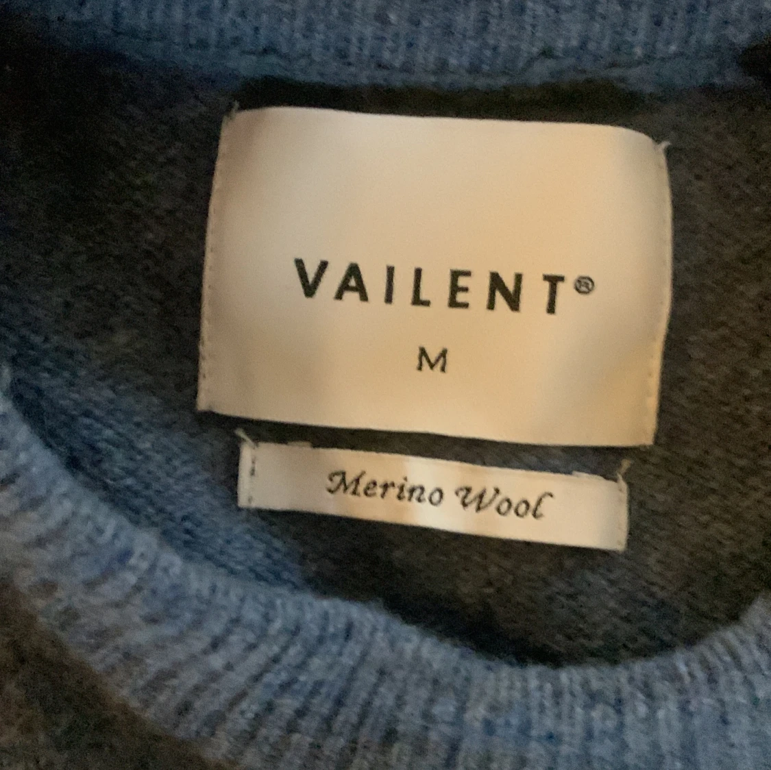 Blå merinoulltröja från Vailent - 1