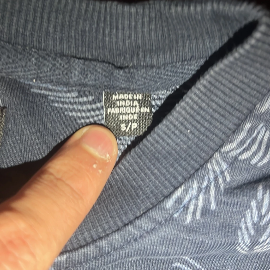 Blommig mörkblå tröja Only & Sons - 2