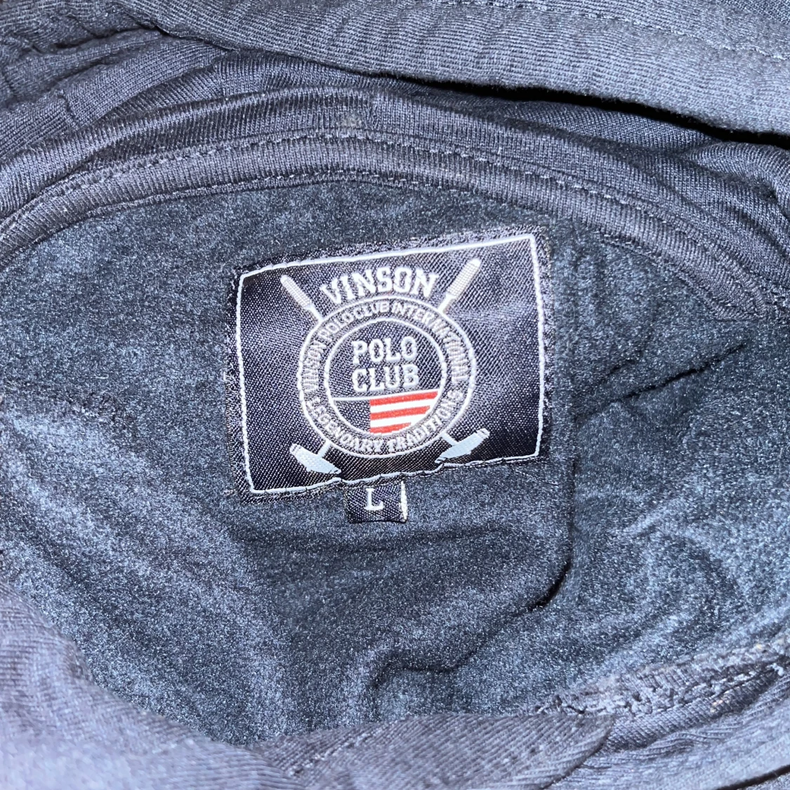 Mörkblå hoodie från Vinson Polo Club - 2