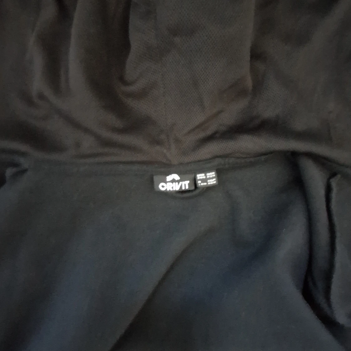 Svart hoodie zipper  från Crivit med dragkedja - 1