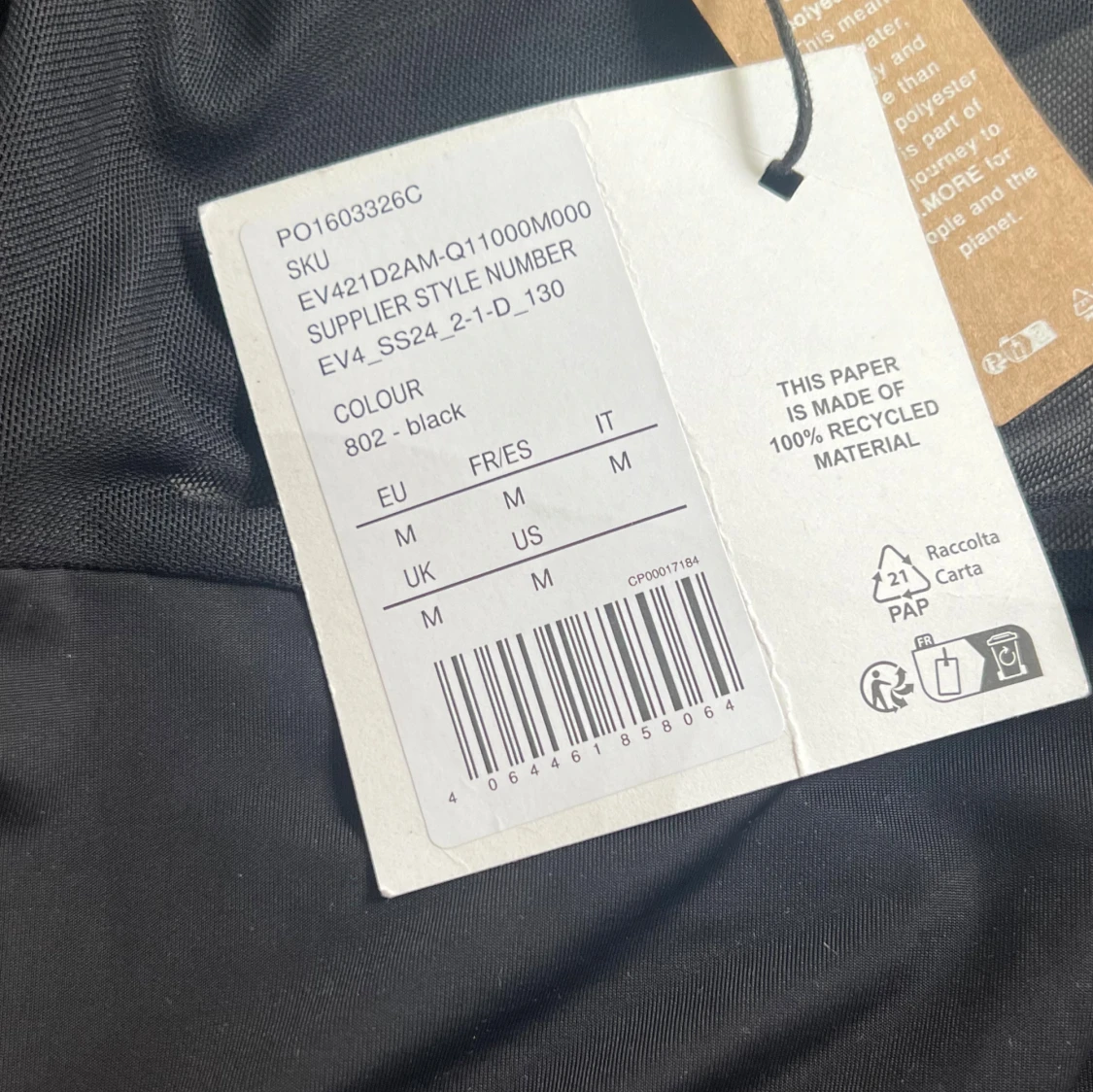 Svart mesh topp från Even&Odd M - 2