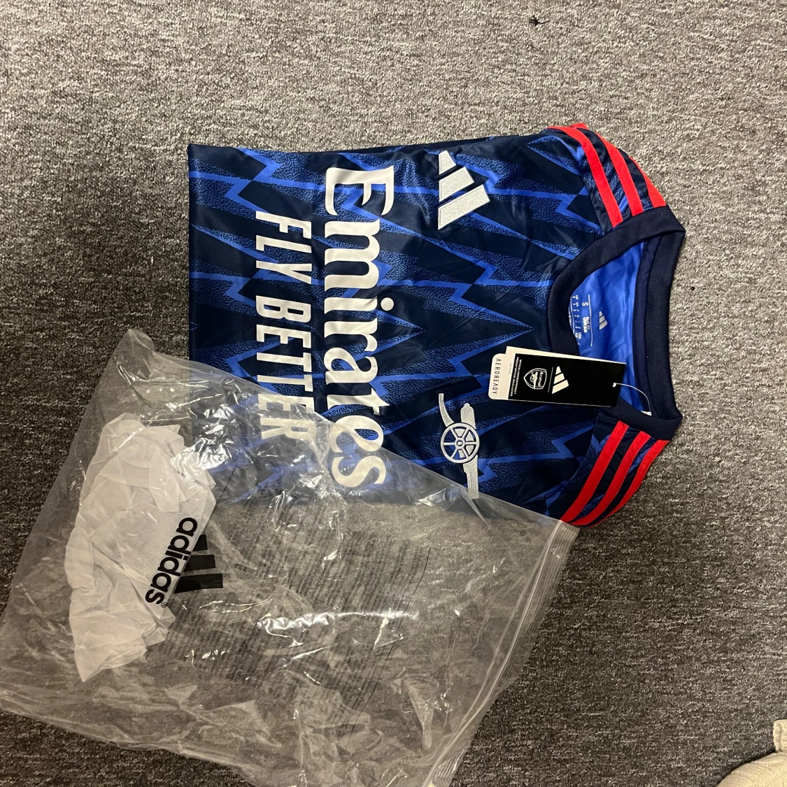 Arsenal bortatröja Adidas S blå - 2