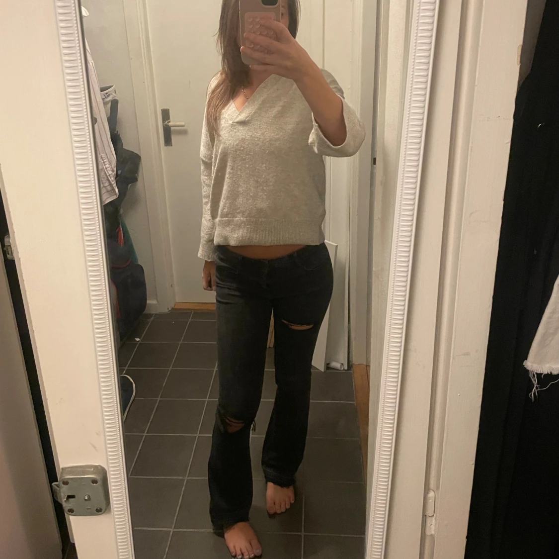 Lågmidjade jeans