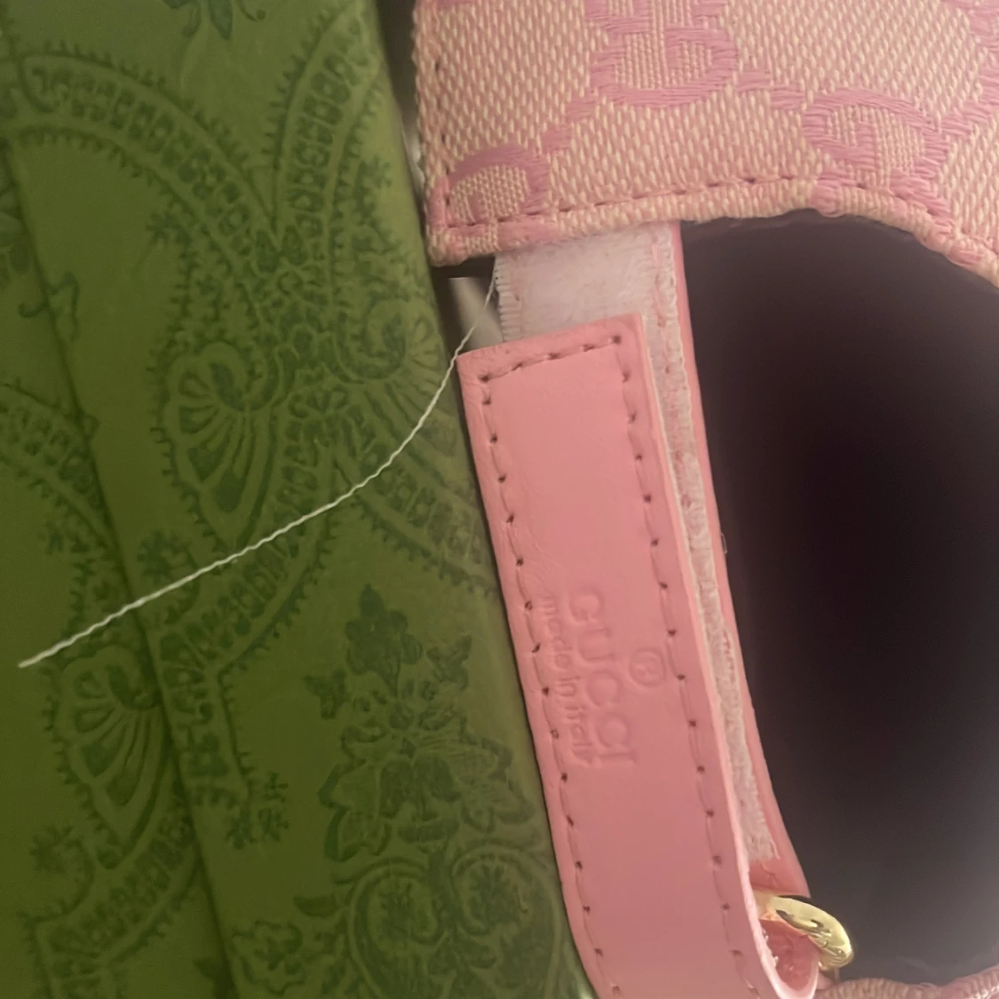 Rosa Gucci keps med GG-mönster - 4