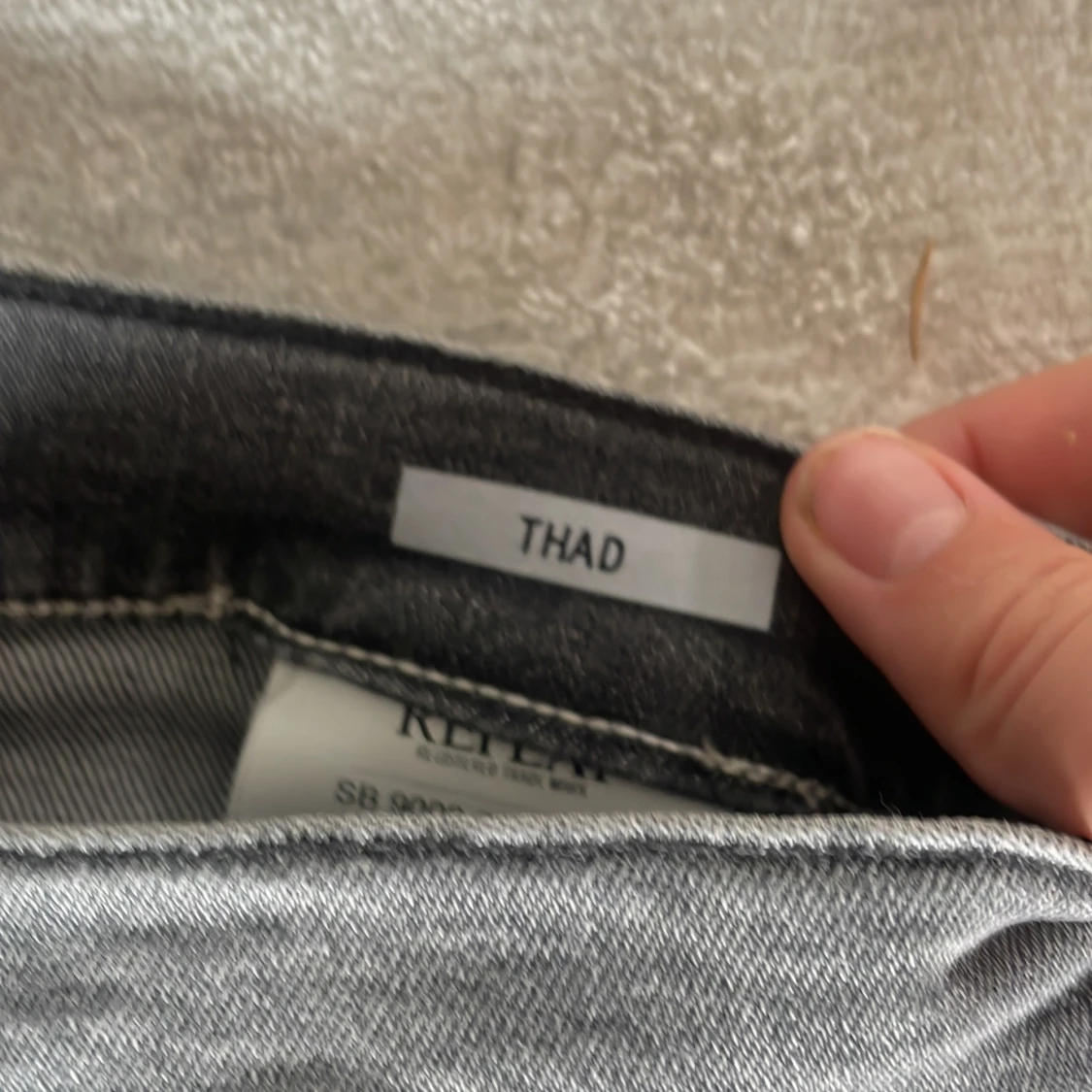 Replay grå jeans straight fit - 4