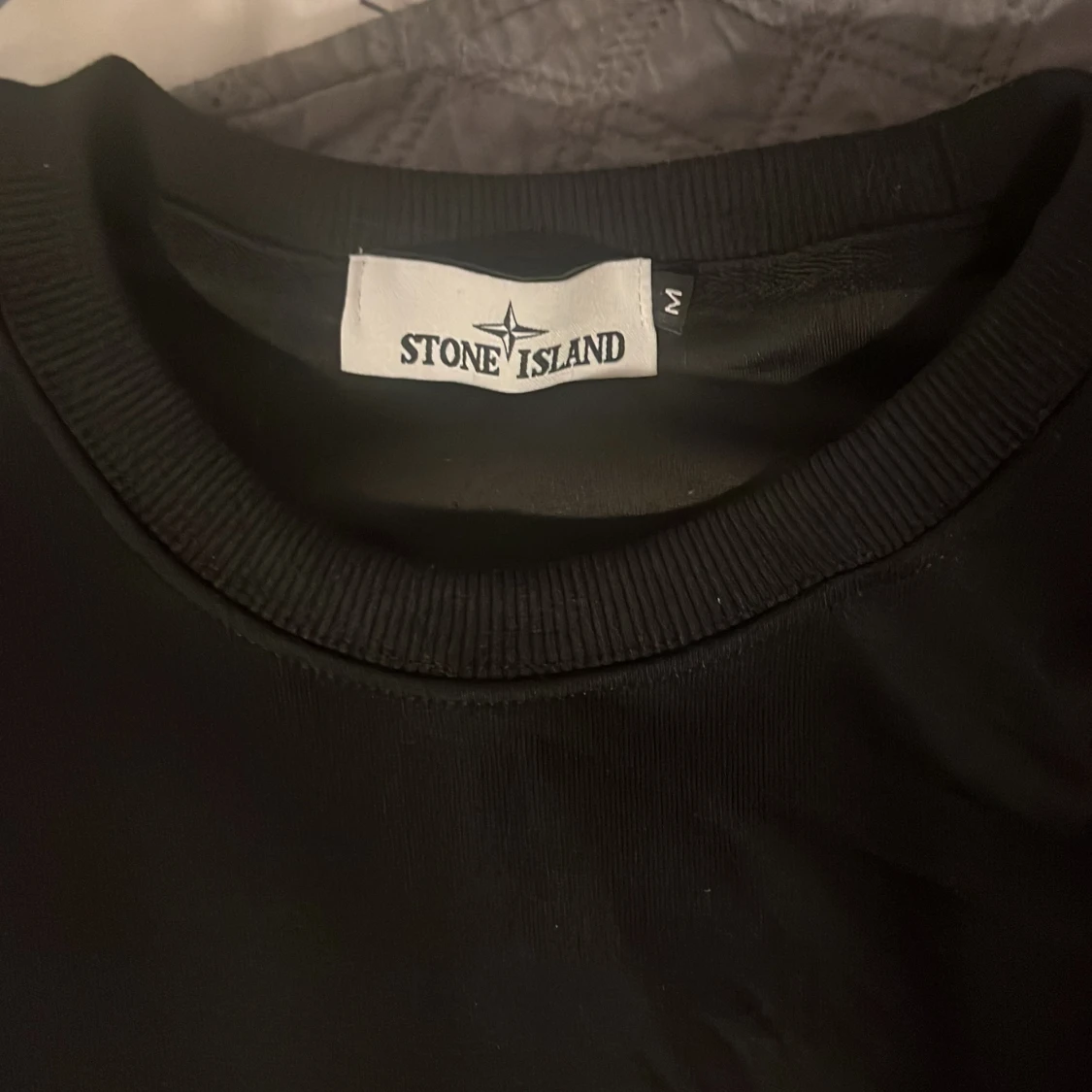 Svart Stone Island sweatshirt M - 1