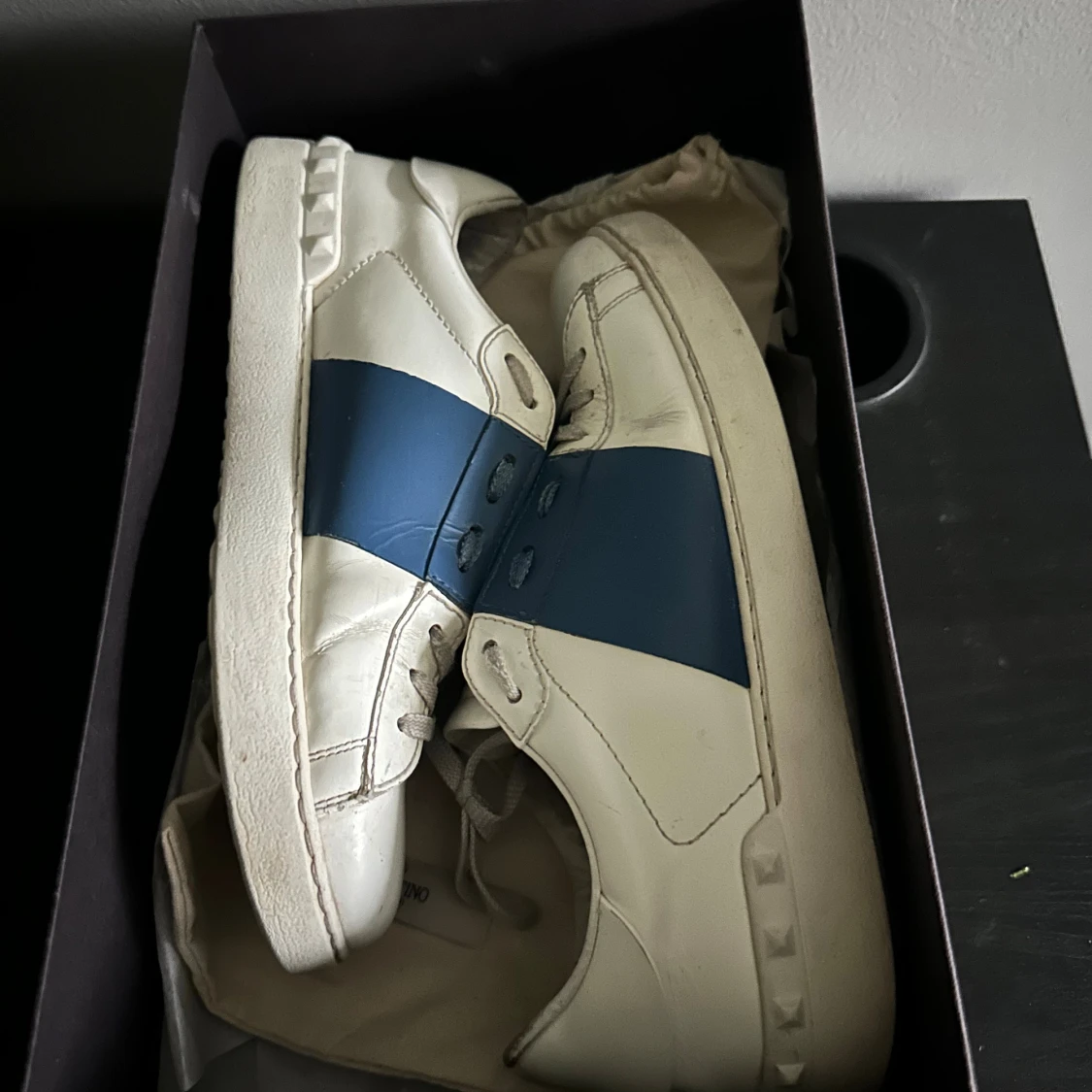 Valentino Garavani Open sneakers vit/blå - 2