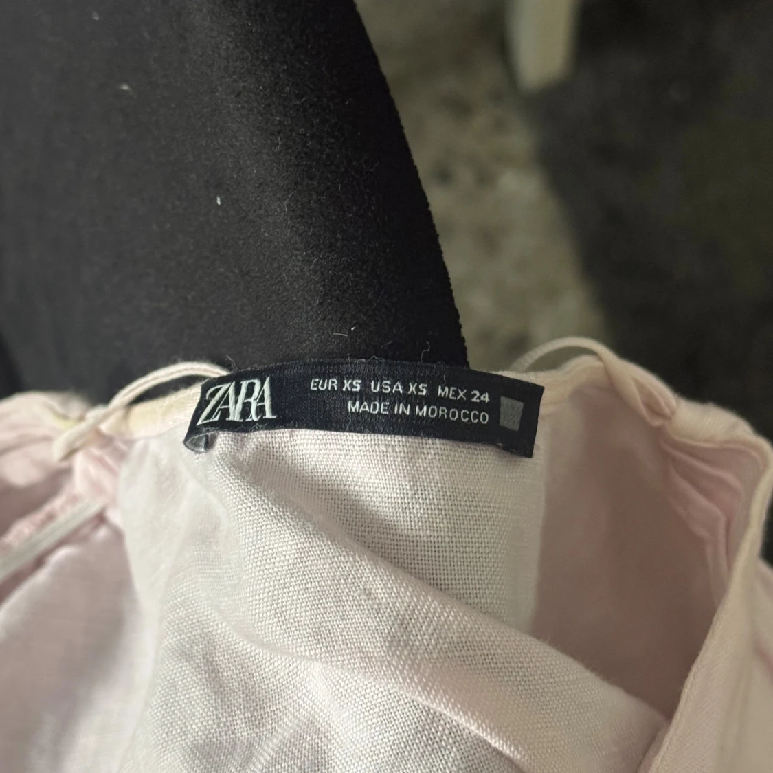 Ljusrosa kortklänning från Zara - 1