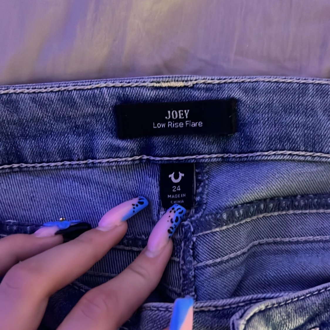 True Religion Joey Low Rise Flare Jeans - 2