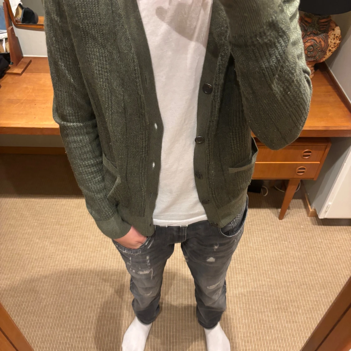 Olivgrön kofta från Polo Ralph Lauren - 2