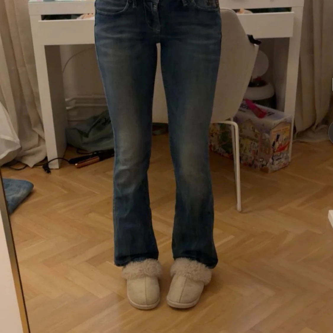 Blå bootcut jeans från G-Star - 1