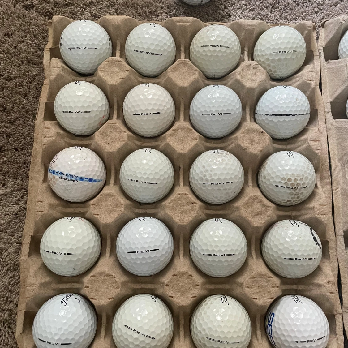 Titleist Pro V1 Golf Balls (Begagnade)