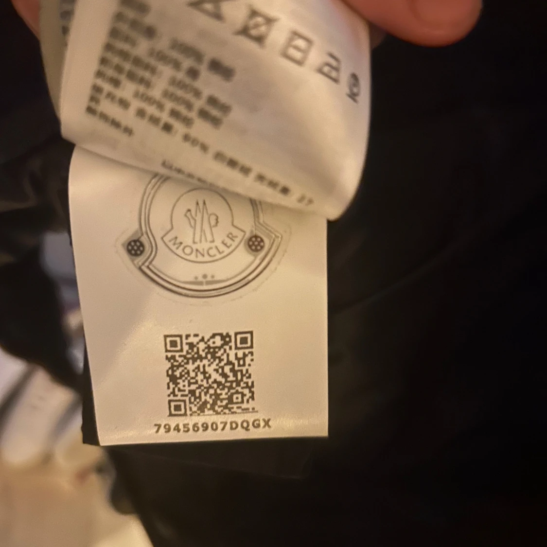 Svart Moncler cardigan jacka - 2