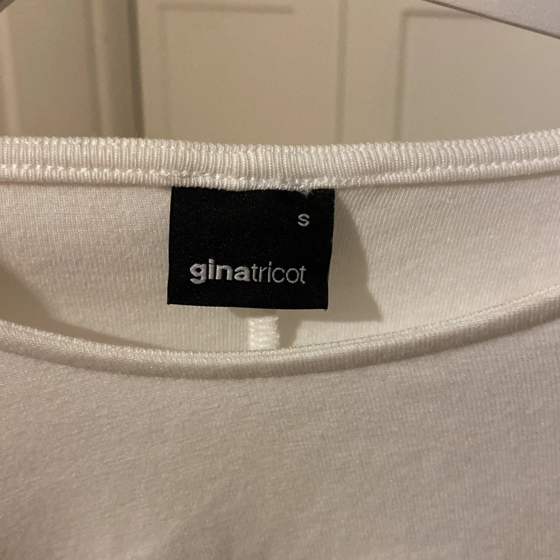 Vit långärmad tröja Gina Tricot  - 1