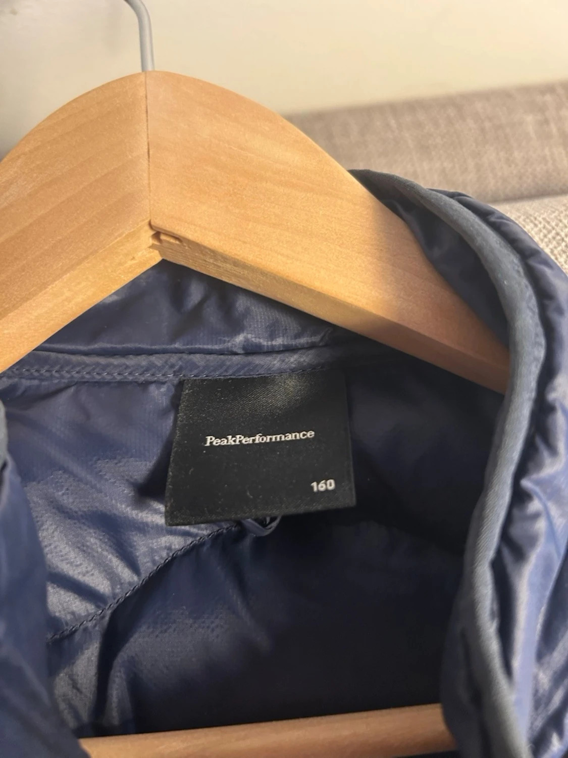 Blå dunväst Peak Performance 160 - 1