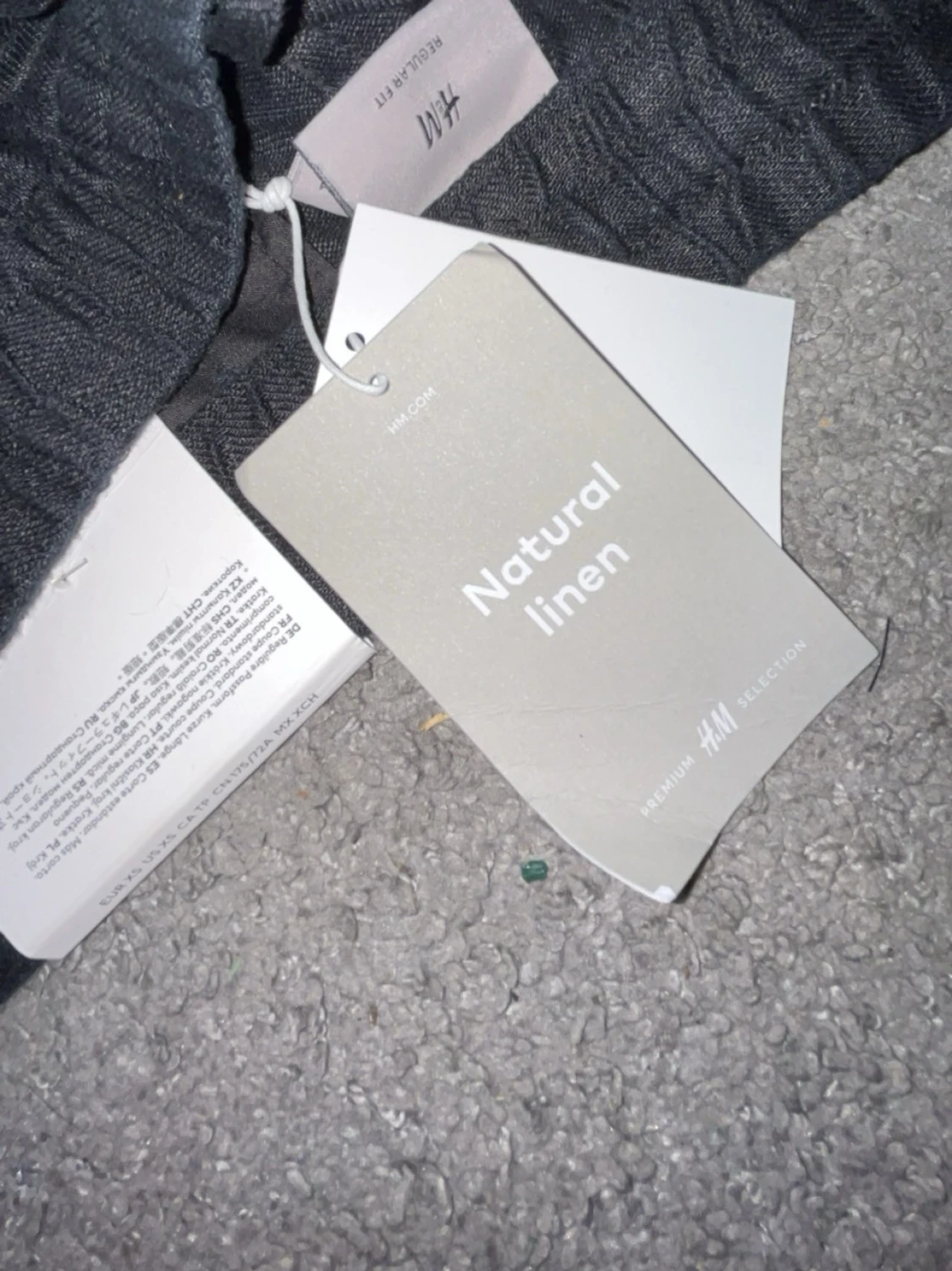 Svarta linneshorts från H&M - 2