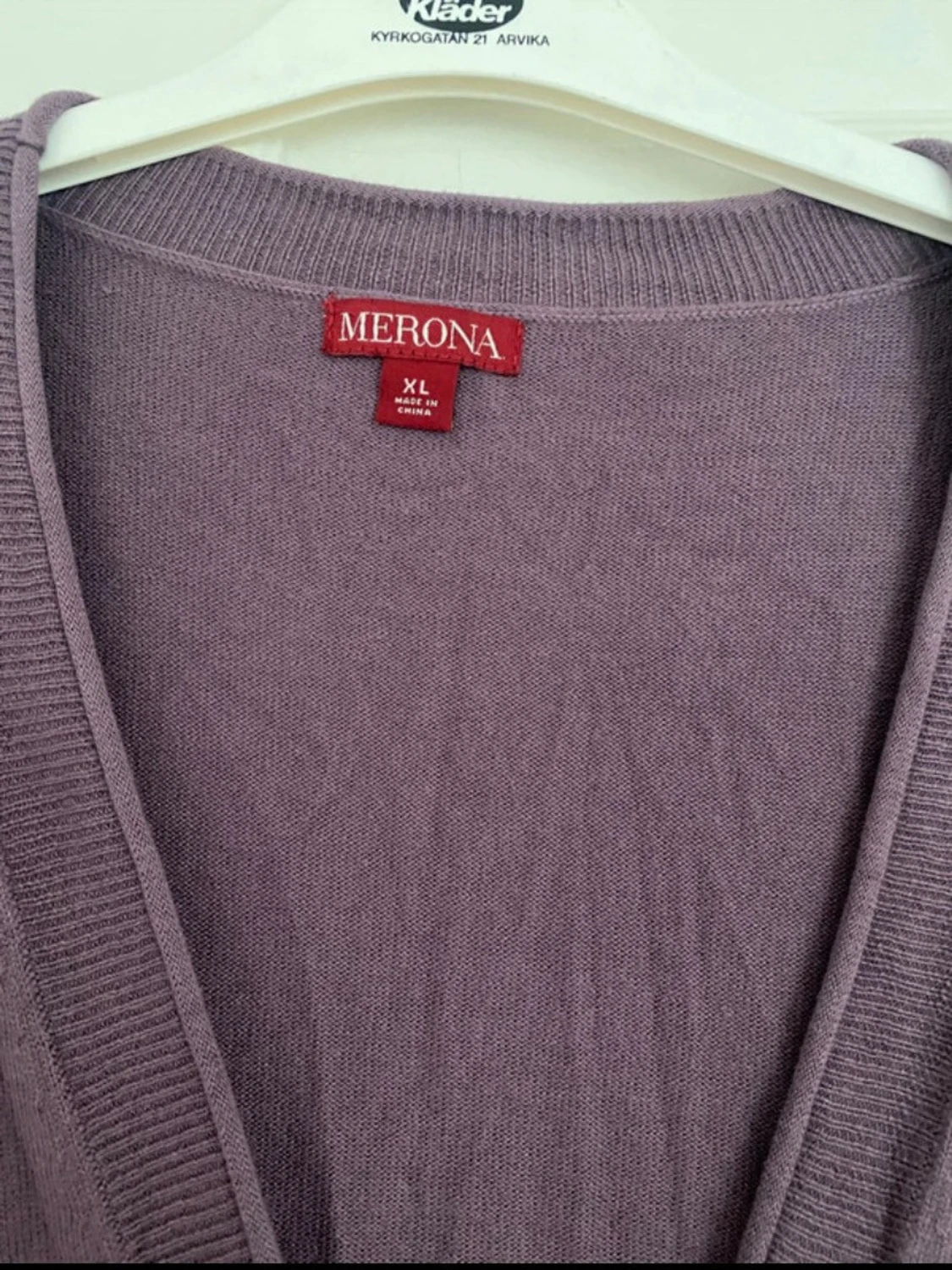 Lila kofta från Merona, XL - 1