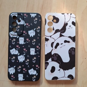 Samsung Galaxy a14 mobilskal - Två mobilskal till Samsung Galaxy a14 med söta katt- och pandamotiv. 