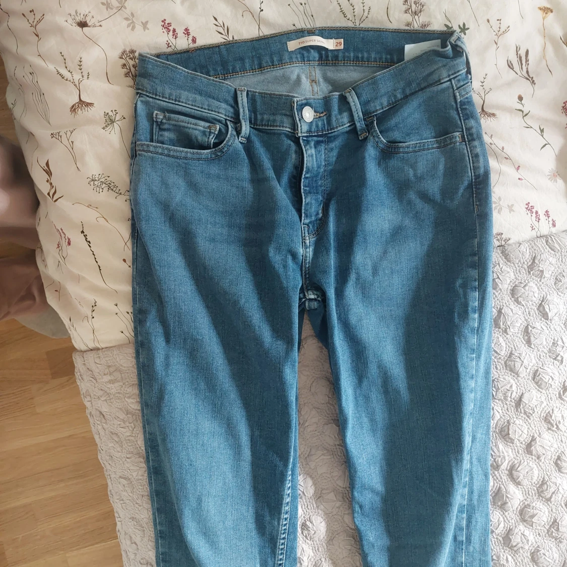 Levi's 710 Super Skinny jeans blå - 2