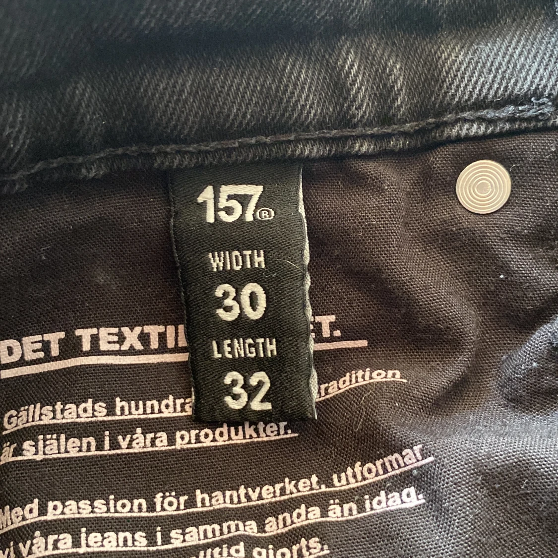 Svarta jeansbyxor från 157, W30 L32 - 2