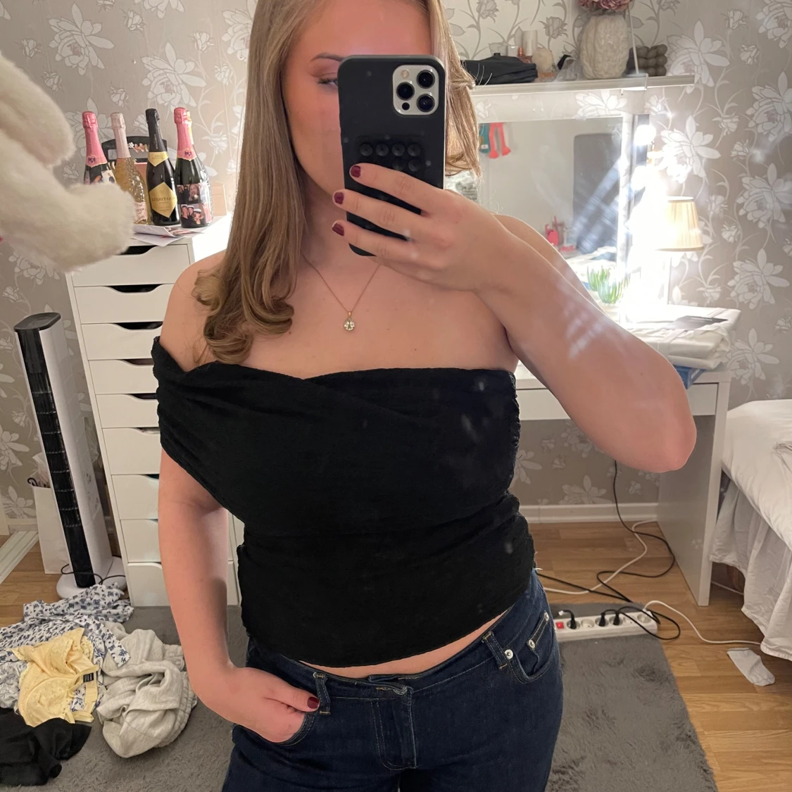 One shoulder topp - 2