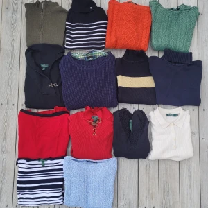 14 ralph lauren tröjor  - 14 DAM ralph lauren tröjor i olika storlekar(S-L). 