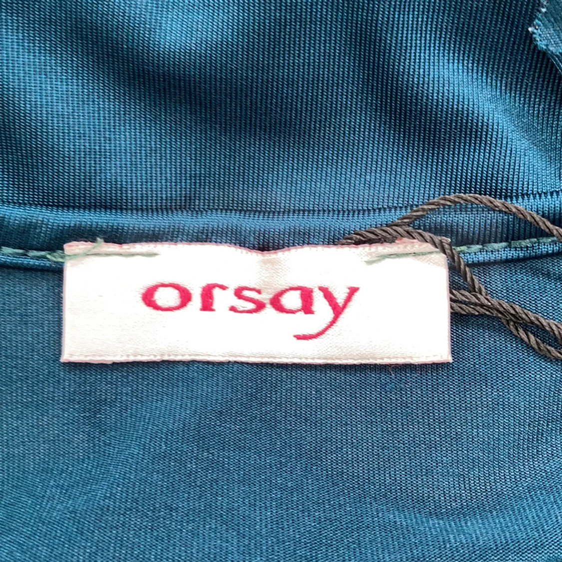 Mörkgrön satintopp från Orsay - 2