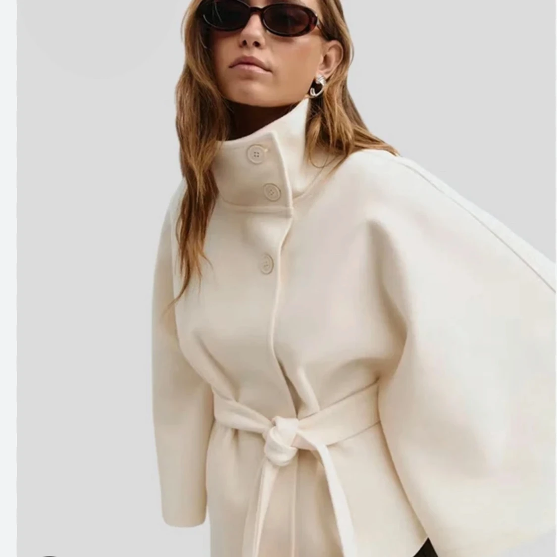 Gina tricot belt cape jacket 