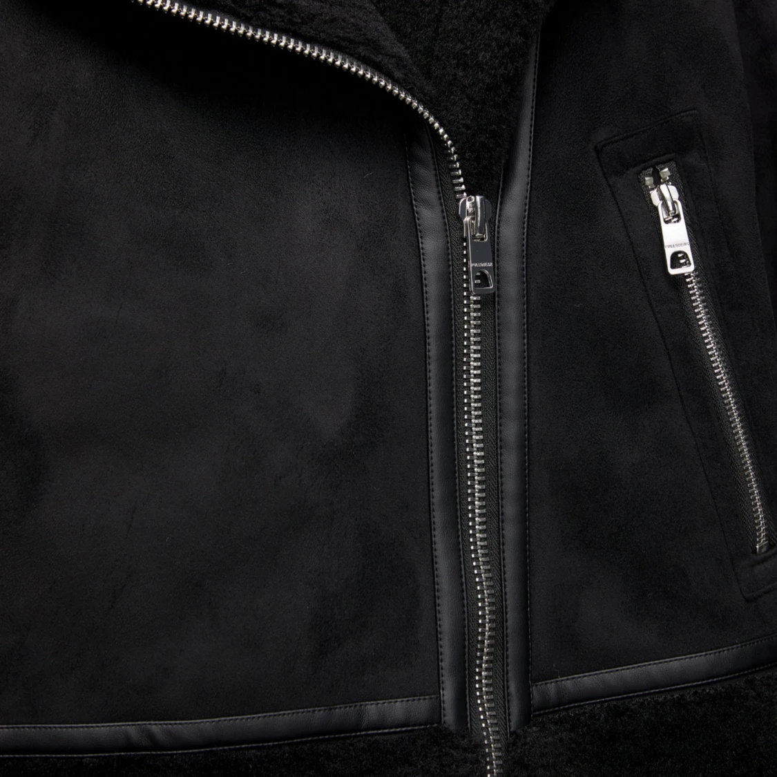 Svart teddyjacka från Pull&Bear - 4