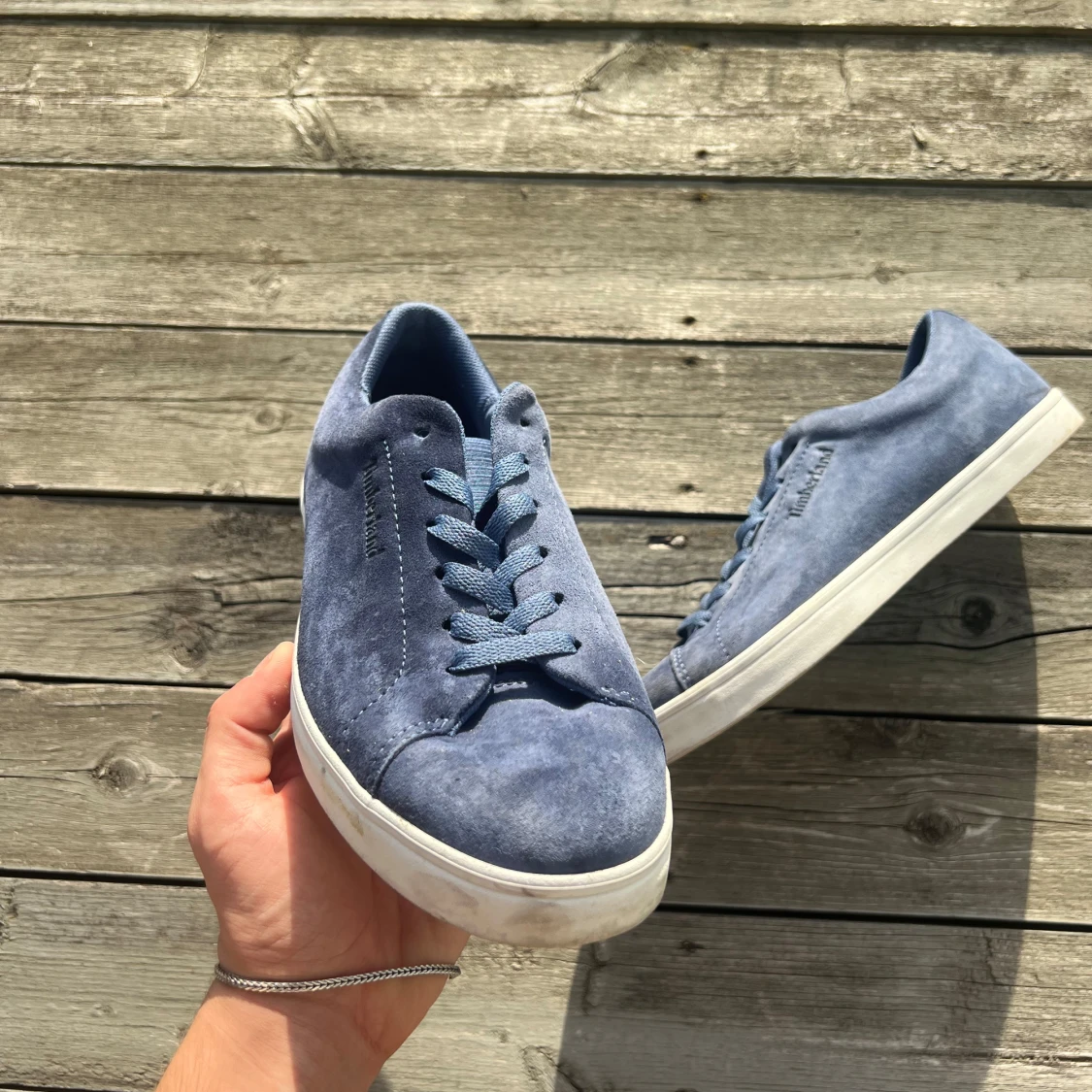 Blå mockasneakers från Timberland - 2