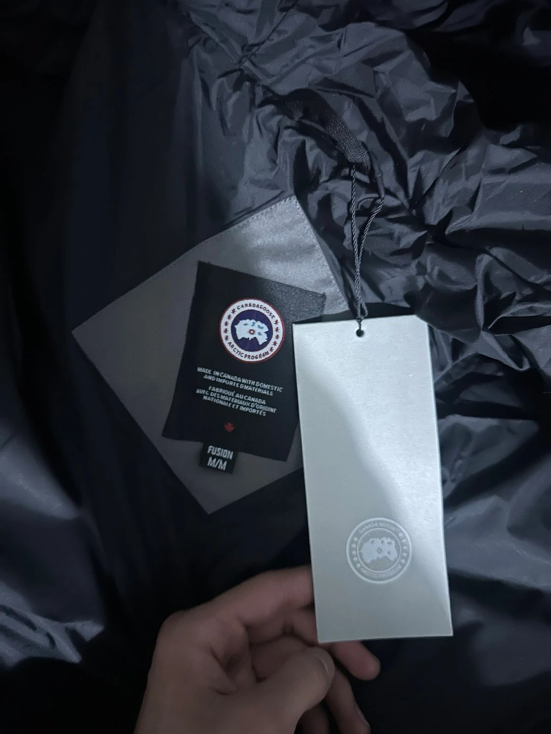 Grå Canada Goose dunjacka M - 2