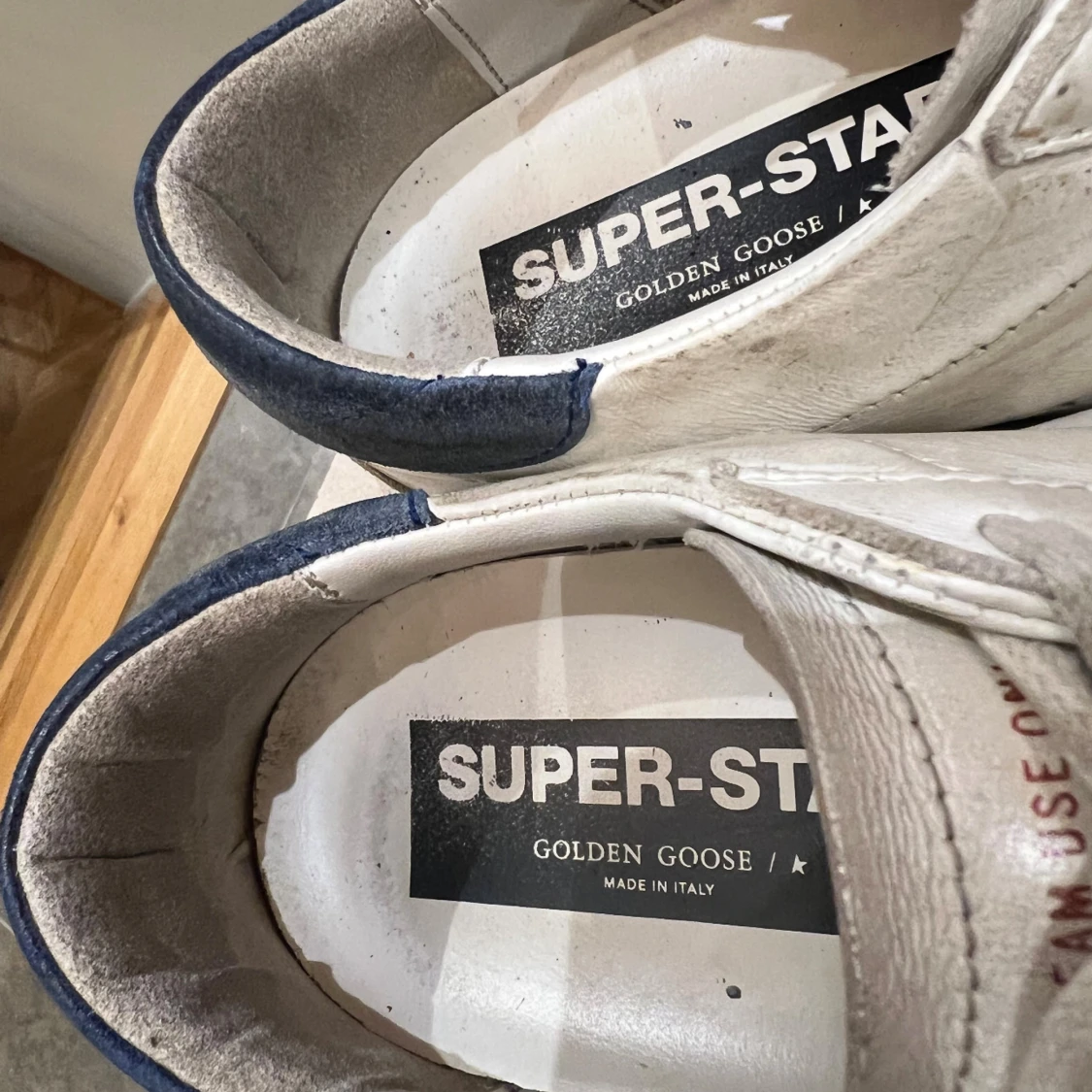 Golden Goose Superstar sneakers vit/blå - 3